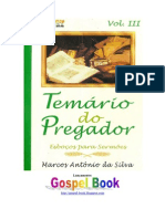 Temário Do Pregador Vol. 3 - Marcos Antônio Da Silva