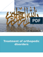 13th Lecture Treatment of Orthopedic Disorders