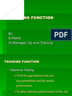 Training Function