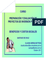 Preparación y Evaluación de Proyectos de Inversión Pública