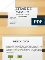 Letra de Cambio Documentacion Mercantil