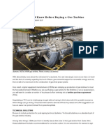 What You Should Know Before Buying A Gas Turbine