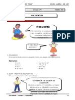 1er Ano ALG Guia 7 Polinomios