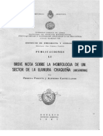 Pasotti y Castellanos Breve Nota Sobre La Morfología de Un Sector de La Llanura Chaqueña (Argentina)