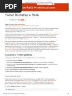 Ruby on Rails - Bootstrap