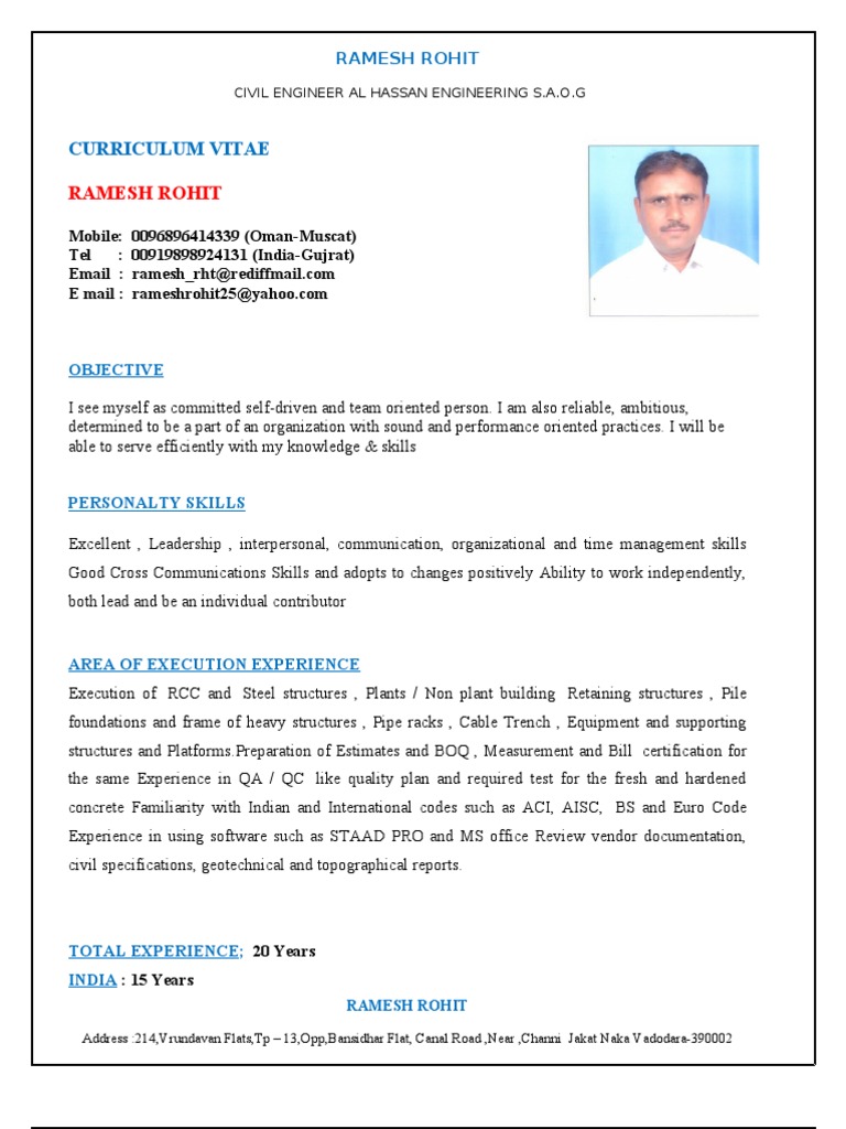 Shell curriculum vitae picture