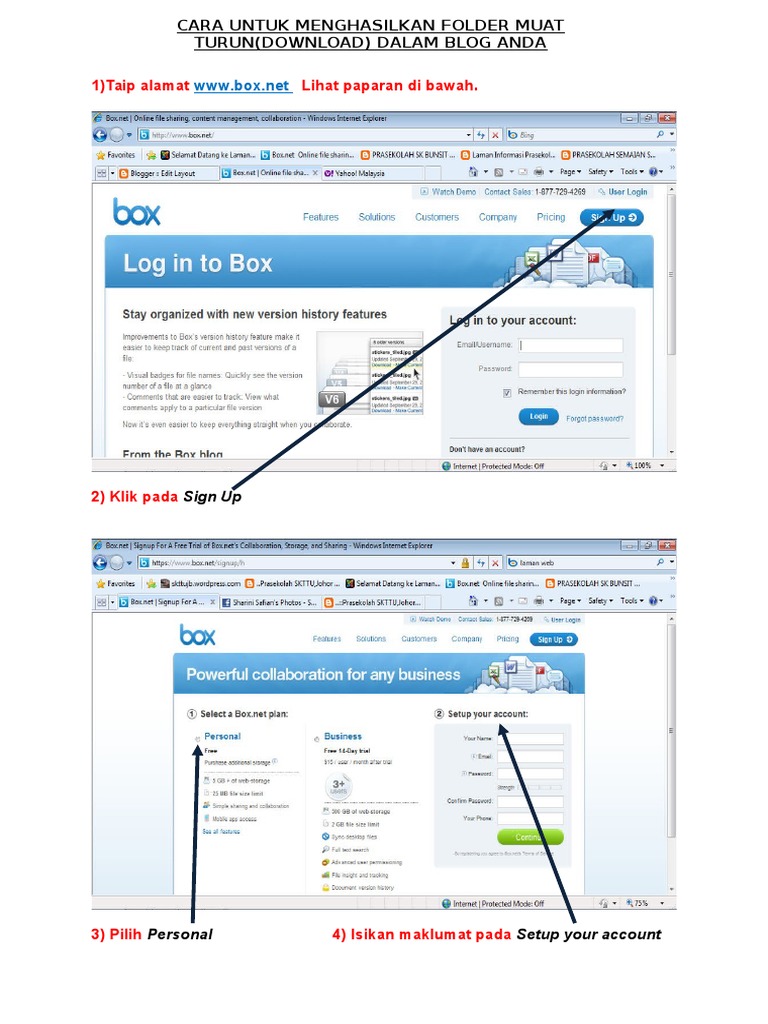 Cara Membuat Folder Muat Turun Dalam Blog Pdf