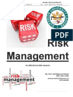 Risk Management Class Notes