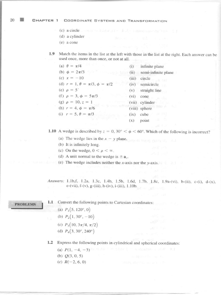 Coordinate Systems Transformations Pdf