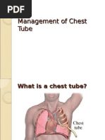 Chest Tube Nursing Care Guidelines | PDF | Pulmonology | Health Sciences
