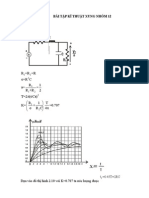 Bài Tập Kĩ Thuật Xung Nhóm 12 Bài 2.6: R=R=R Σ=R C R 1 A= = R+R 2 T=2Π (Σca) R 1 T K= + =0.707 Σ Rc4Π