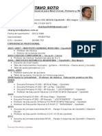 Soto Carlos - Curriculum Vitae