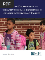 Download The Impact of Discrimination on the Early Schooling Experiences of Children From Immigrant Families by corey_c_mitchell SN279980674 doc pdf