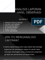 Analisis Laporan Observasi Kelompok 5"Judul ini menggunakan kata kunci "Analisis Laporan Observasi Kelompok 5