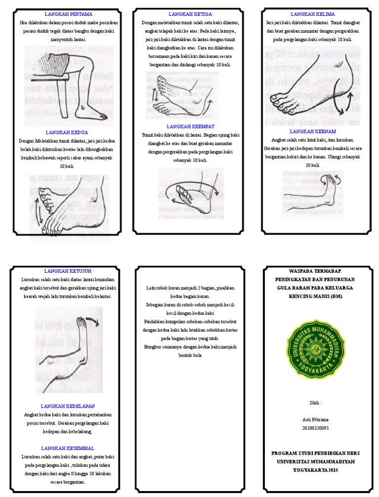 Leaflet Senam Kaki
