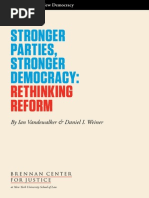 Stronger Parties,Stronger Democracy