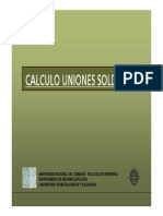 Calculo Uniones Soldadas 2013
