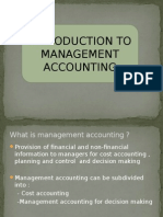 Introduction Management Accounting