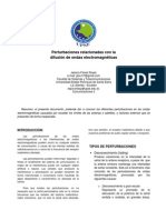 Perturbaciones Relacionadas Con Las Ondas Electromagnéticas