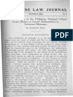 PLJ Volume 12 Number 6 - 01 - Gaudioso Tena - May The Director of The Philippine National Library Grant