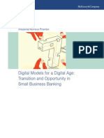 Digital Models For A Digital Age Transition and Opportunity in Small Business Banking