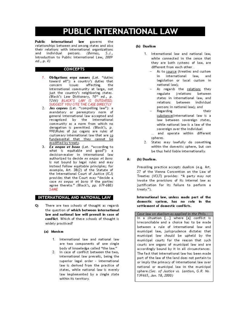Understanding Public International Law | PDF | Consul (Representative ...