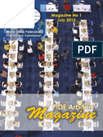 FIDE Arbiters Magazine No 1 - July 2015