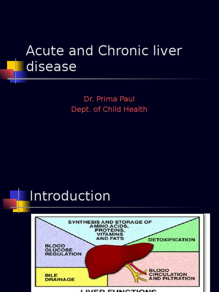Pediatric Hepatitis: Acute & Chronic Overview | PDF | Liver | Hepatitis