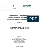 Manual Certificacao SBIS-CFM 2008 v3-2