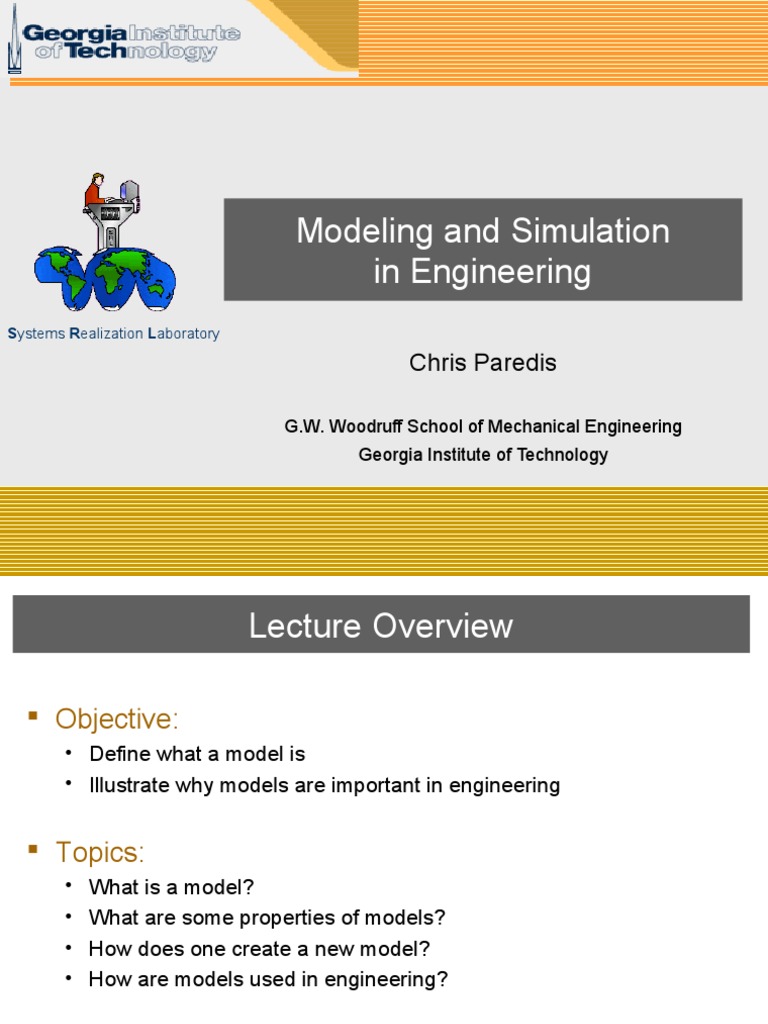 Engineering Modeling and Simulation Overview | PDF | Simulation | Prototype