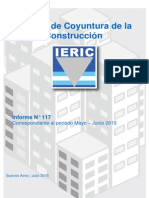Informe de Coyuntura de la industria de la construcción julio 2015
