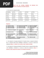Nomenclatura_-_Exercicios Quimica