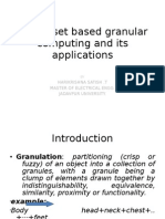 Rough Set Based Granular Computing and Its Applications