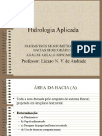 Análises Areal de Bacias Hidrográficas