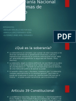 La Soberanía Nacional y Sus Formas de Gobierno