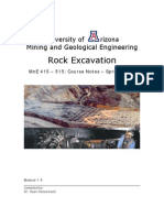 Rock Excavation