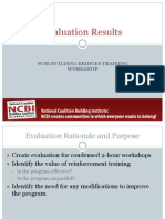 NCBI Training Evaluation Presentation