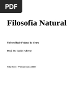 Filosofia Natural - Fís I