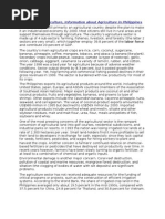 Download Philippines Agriculture by ohyeahlazy SN28010260 doc pdf