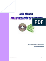 Guia Tecnica Para Evaluacion de Software