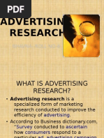 Download Advertising Research by amiableankitdua SN28010643 doc pdf