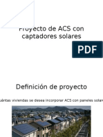 Proyecto de ACS Con Captadores Solares