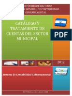 Catálogo de Cuentas Del Sector Municipal 2012