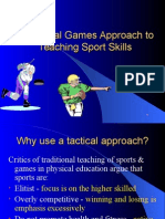 Tactical Approach To Games For Understanding