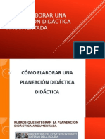 Cómo Elaborar Una Planeación Didáctica Argumentada