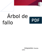 arbol de fallo