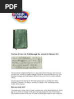 Download Diary of Oscar Kirk February 1919  by Museum of London SN28012358 doc pdf