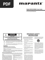 Download Marantz SR8001 AV Surround Receiver Amplifier User Manual by trevor5409 SN28012551 doc pdf