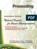 Proceeding Internatioan Seminar on Natural Product for Cancer Chemoprevention