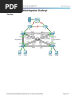 3.3.1.2 Packet Tracer - Skills Integration Challenge Instructions